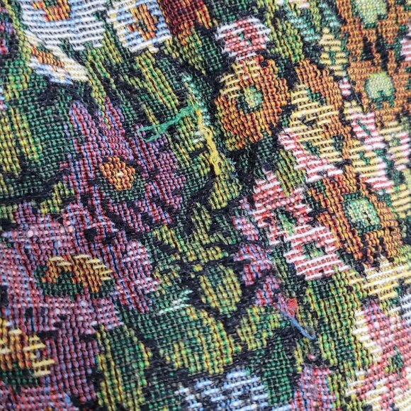 Urban Outfitters Multicolor Woven Floral Strappy Stretch Mini Dress Medium M - Picture 5 of 11